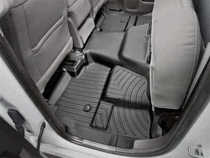 WeatherTech 2014+ GMC Sierra/Sierra Denali 1500 Rear FloorLiner - Black (Vinyl Floors/Double Cab)