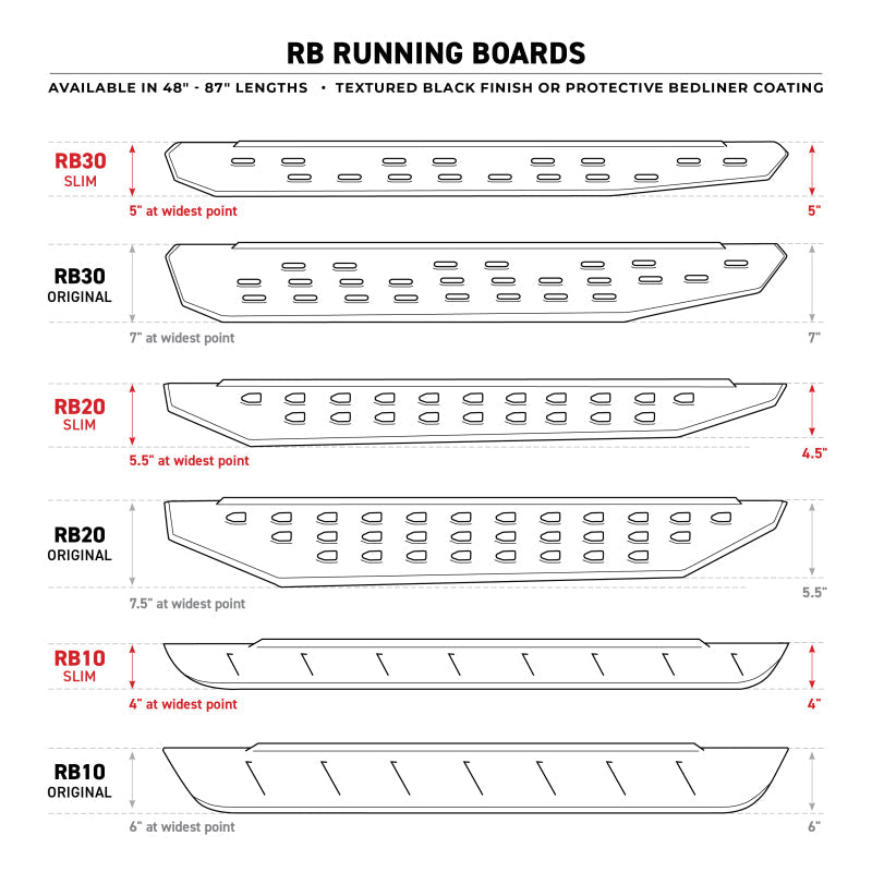 GOR RB10 Boards - Tex Black