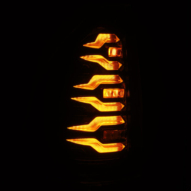 AlphaRex 14-21 Lexus GX470 Luxx-Series LED Tail Lights - Alpha-Black