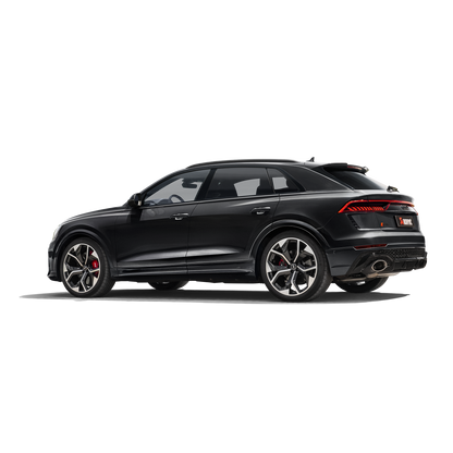 Akrapovič Evolution Line Catback Exhaust (Titanium) w/Carbon Tips - 2020+ Audi RSQ8