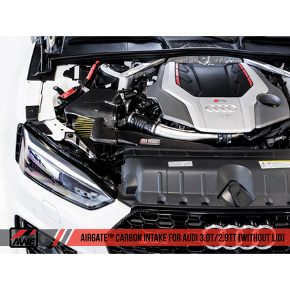 AWE Tuning Audi B9/B9.5 S4/S5/RS5 3.0T Carbon Fiber AirGate Intake w/ Lid