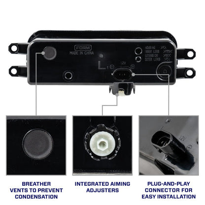 Form Lighting Type T3 Tacoma/Tundra/4Runner/Sequoia LED Fog Lights White (Pair)
