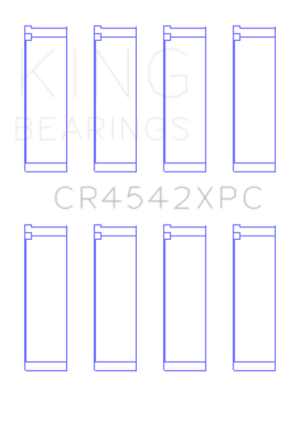 King Engine Bearings Honda K-Series pMaxKote Performance Rod Bearing Set - Size STDX