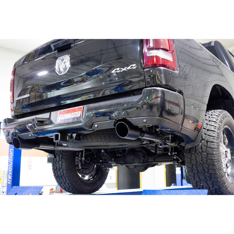Flowmaster 19-24 RAM 1500 5.7L American Thunder Axle-Back Exhaust System - Black Tips