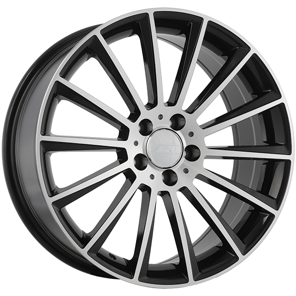 ART Replica REPLICA 194 Gloss Black - Machined Face 19x8 +33 5x112mm 66.6mm