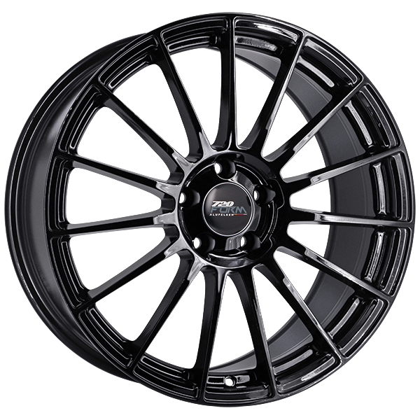 720Form FF5 Gloss Black 19x8.5 +45 5x112mm 66.6mm