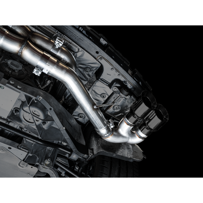 AWE Tuning 2020 Chevrolet Corvette (C8) Track Edition Exhaust - Quad Diamond Black Tips