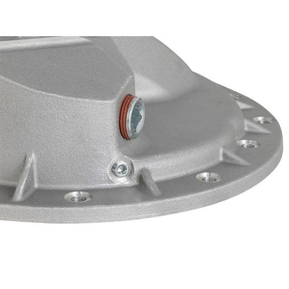 afe Front Differential Cover (Raw; Street Series); Dodge Diesel Trucks 03-12 L6-5.9/6.7L (td)