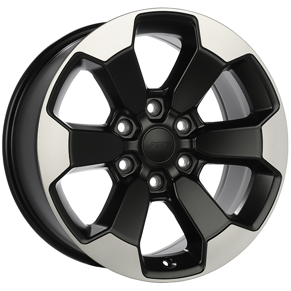 ART Replica REPLICA 167 Satin Black - Machined Face 18x8 +20 6x139.7mm 77.8mm
