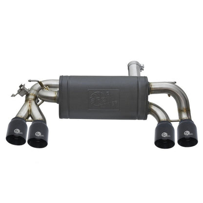 aFe MACHForce XP 3in - 2 1/2in Axle Back 304SS Exhaust w/ Black Tips 16-17 BMW M2 (f87)