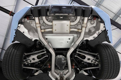 Dinan 23-26 BMW M2 (G87) Valved Axleback Exhaust System - Black Tips