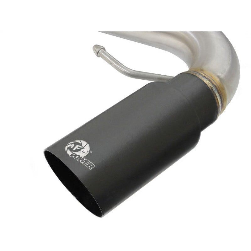 aFe MACHForce XP 2.5in Axle Back Stainless Exhaust w/ Black Tips 07-13 BMW 335i 3.0L L6 (E90/92) N55