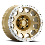 Method MR105 V3 Beadlock 17x9 -38mm Offset 5x5 71.5mm CB Gold Wheel w/ BH-H24125