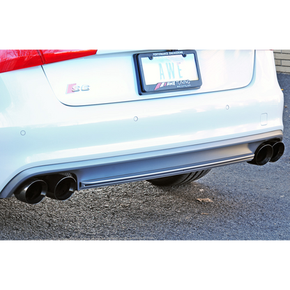 AWE Tuning Audi C7 / C7.5 S6 4.0T Touring Edition Exhaust - Diamond Black Tips