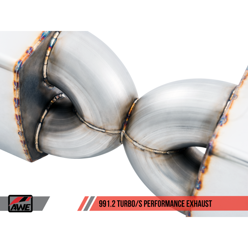 AWE Tuning Audi B9 S5 Sportback Touring Edition Exhaust - Non-Resonated (Black 102mm Tips)