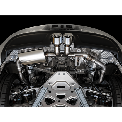 AWE Tuning Porsche 718 Boxster / Cayman SwitchPath Exhaust (PSE Only) - Chrome Silver Tips