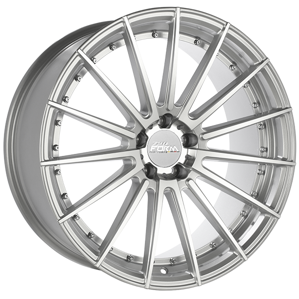 720Form RF3-V Silver - Machined Face 20x9 +40 5x108mm 63.4mm