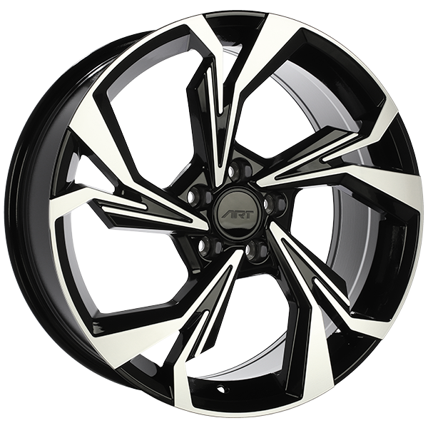 ART Replica REPLICA 243 Gloss Black - Machined Face 19x8 +35 5x112mm 66.5mm