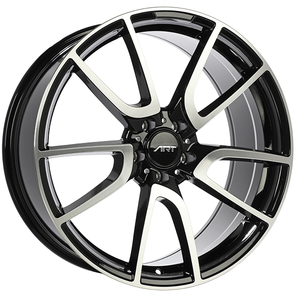 ART Replica REPLICA 130 Gloss Black - Machined Face 20x8.5 +35 5x112mm 66.6mm