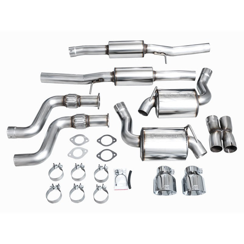 AWE Tuning Touring Edition Catback Exhaust System w/Chrome Silver Tips for 2023+ Nissan Z