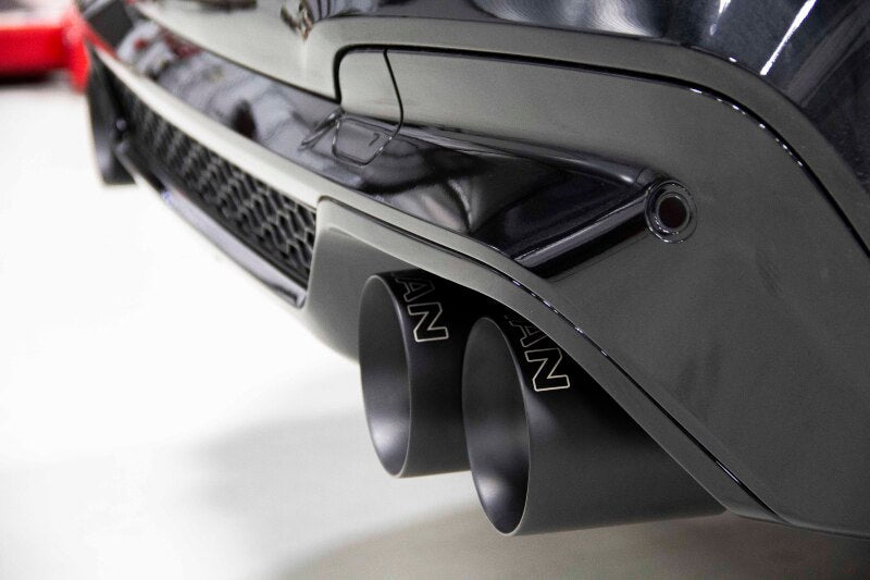 Dinan 20-25 BMW X3 M/X4 M (F97/F98) Free Flow Axleback Exhaust System - Black Tips
