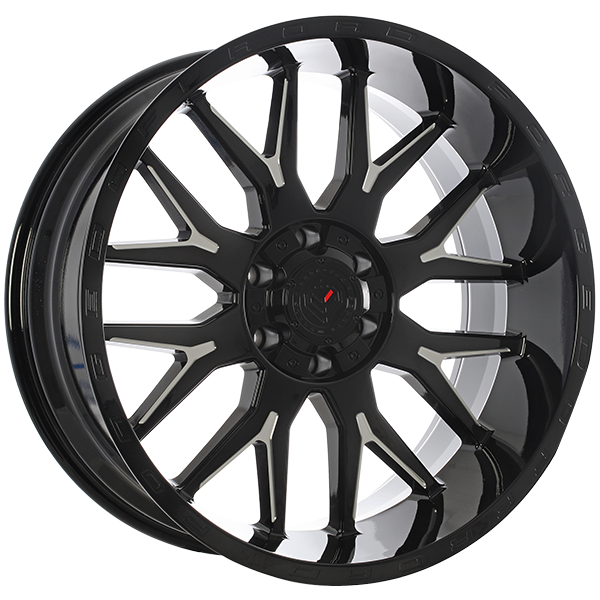 Forged Offroad XR101 Gloss Black - Milled Edge 20x10 -19 6x135|6x139.7mm 87.1mm