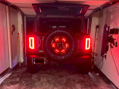 Oracle LED Illuminated Wheel Ring 3rd Brake Light - Red
