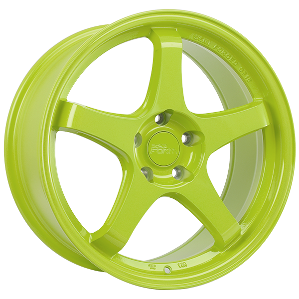720Form FF6 Lime Green 18x8.5 +35 5x114.3mm 73.1mm