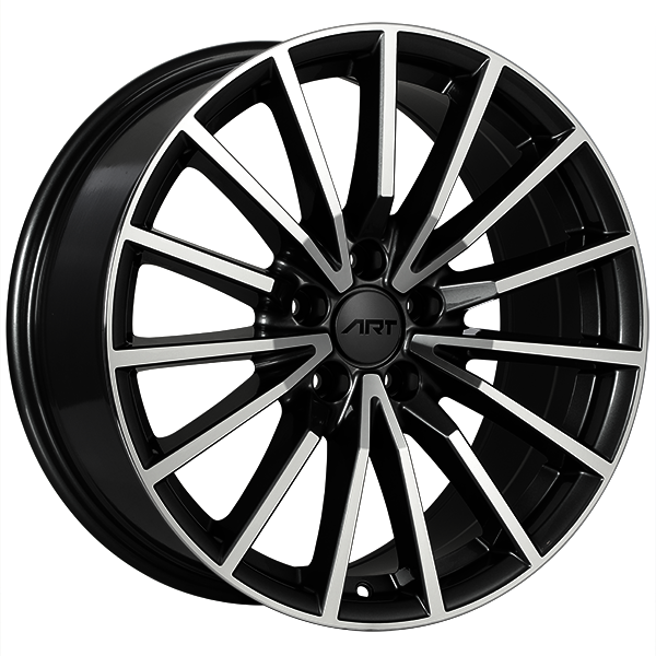 ART Replica REPLICA 128 Gloss Black - Machined Face 18x8 +40 5x112mm 57.1mm