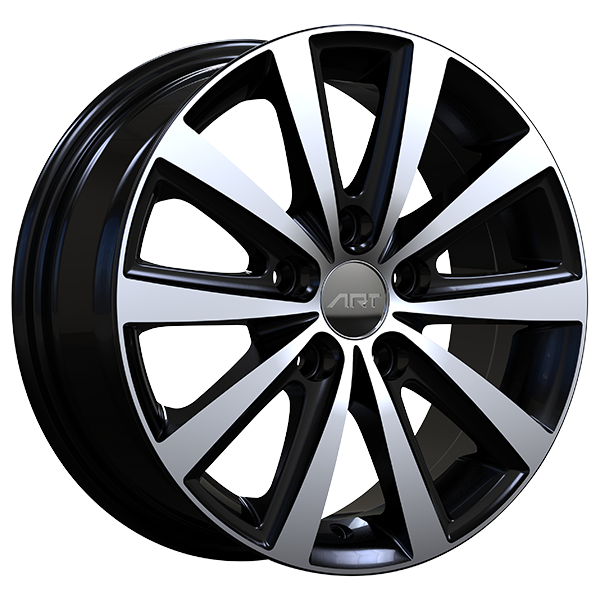 ART Replica REPLICA 335 Gloss Black - Machined Face 15x6 +38 5x112mm 57.1mm