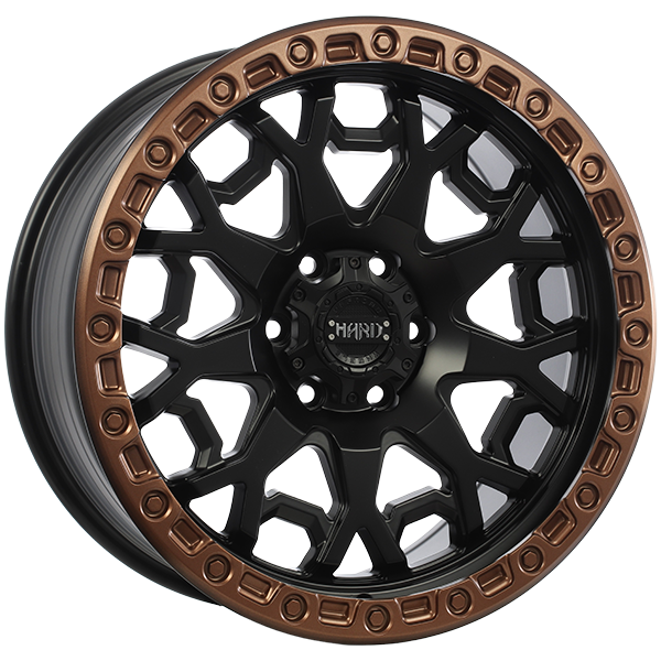 Ruffino HARD MIDNIGHT Satin Black - Satin Bronze Lip 20x9 +15 6x139.7mm 108.1mm