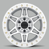 Method MR106 Beadlock 17x9 -44mm Offset 8x6.5 130.81mm CB Machined/Clear Coat w/BH-H36125 Wheel