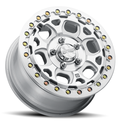 Method MR416 Beadlock 15x7 / 5x4.5 / 55mm Offset / 68.00mm Bore - Machined Clear Coat Wheel