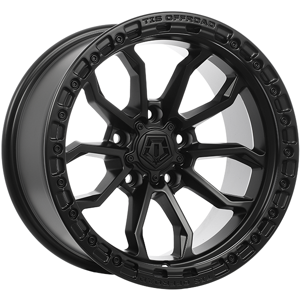 TIS Wheels 556 Satin Black 17x9 -13 5x127mm 71.5mm