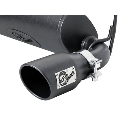 aFe Rebel Series 2.5in 409 SS Cat-Back Exhaust w/ Black Tips 18-19 Jeep Wrangler (JL) V6 3.6L