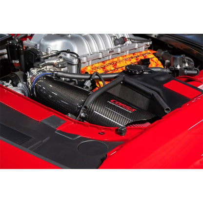 Corsa 19-21 Dodge Challenger SRT/Hellcat/Redeye/Demon Carbon Fiber Air Intake w/ MaxFlow 5 Oil Filt.