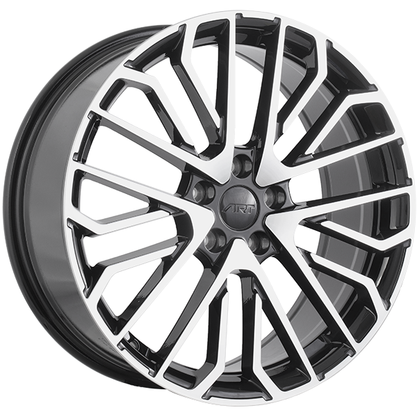 ART Replica REPLICA 380 Gloss Black - Machined Face 19x8 +45 5x112mm 57.1mm
