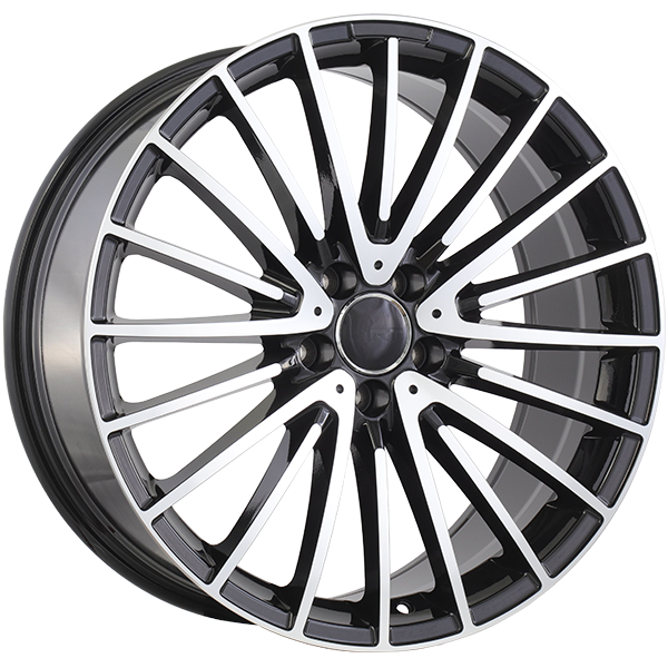 ART Replica REPLICA 396 Gloss Black - Machined Face 20x8.5 +35 5x112mm 66.6mm