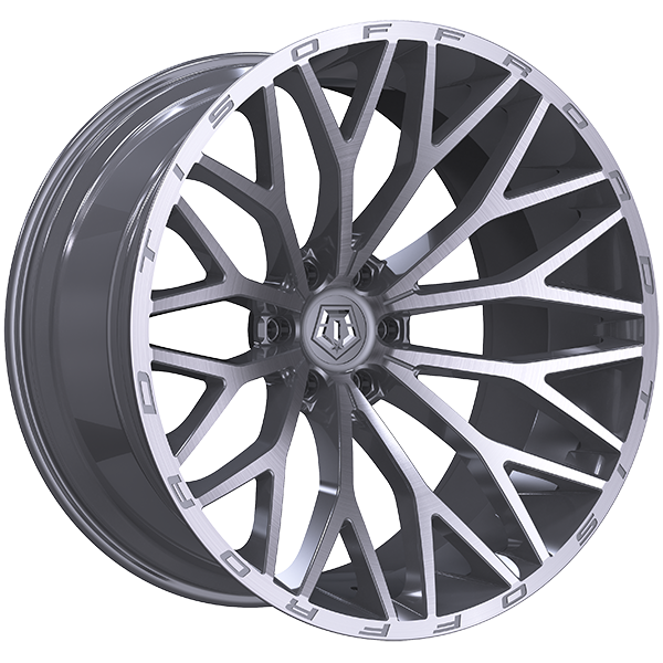 TIS Wheels 566 Silver - Brushed Face 20x10 -24 6x139.7mm 106.2mm