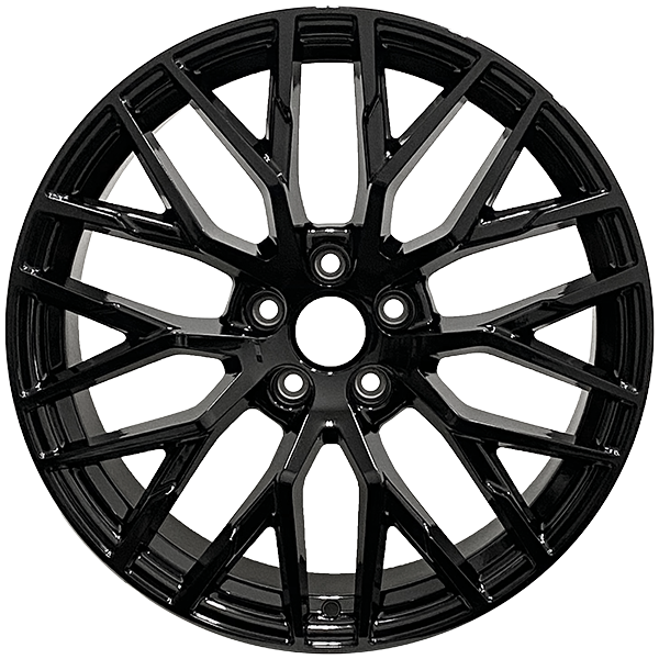 RAC Replica A20 Gloss Black 20x9 +30 5x112mm 66.5mm