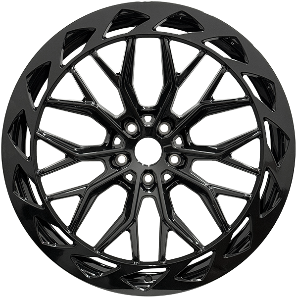 RAC Replica L22 Gloss Black 22x9.5 +40 5x120mm 72.6mm