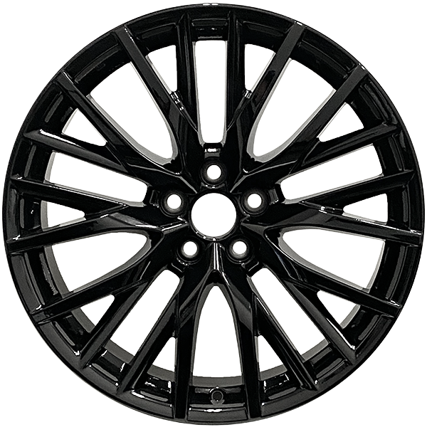 RAC Replica LX2 Gloss Black 18x7.5 +35 5x114.3mm 60.1mm