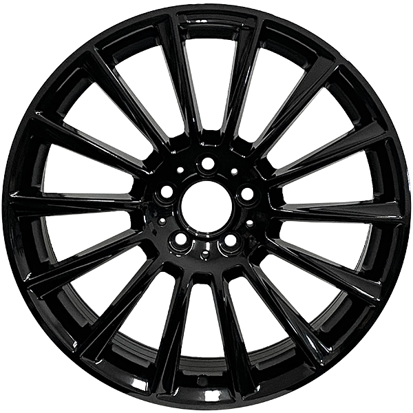 RAC Replica M04 Gloss Black 18x8 +35 5x112mm 66.6mm