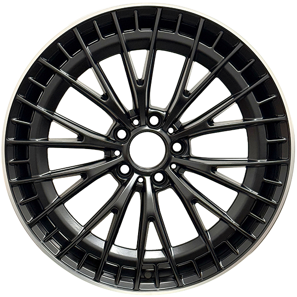 RAC Replica M31 Matt Black - Machined Lip 19x8.5 +40 5x112mm 66.6mm