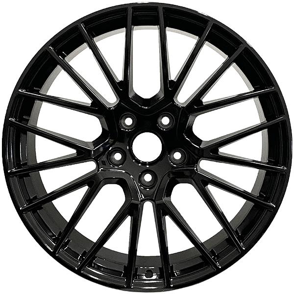 RAC Replica P09 Gloss Black 21x10 +46 5x130mm 71.6mm