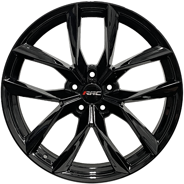 RAC Replica RR14 Gloss Black 20x8 +35 5x114.3mm 60.1mm
