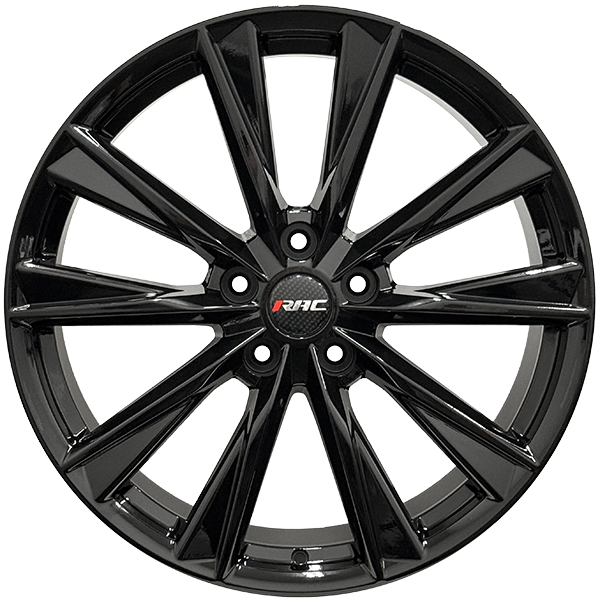 RAC Replica RR24 Gloss Black 20x9 +45 5x120mm 64.1mm