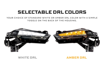 15 - 21 Nissan 370Z Nismo Bumper: Morimoto XB LED DRL (Set) - Sidemarker DRL & Signals - Morimoto