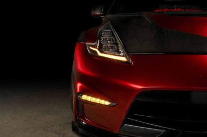 15 - 21 Nissan 370Z Nismo Bumper: Morimoto XB LED DRL (Set) - Sidemarker DRL & Signals - Morimoto