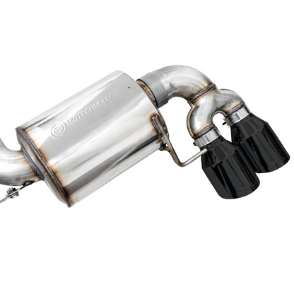 AWE Tuning 2019+ BMW M340i (G20) Resonated Touring Edition Exhaust - Quad Diamond Black Tips